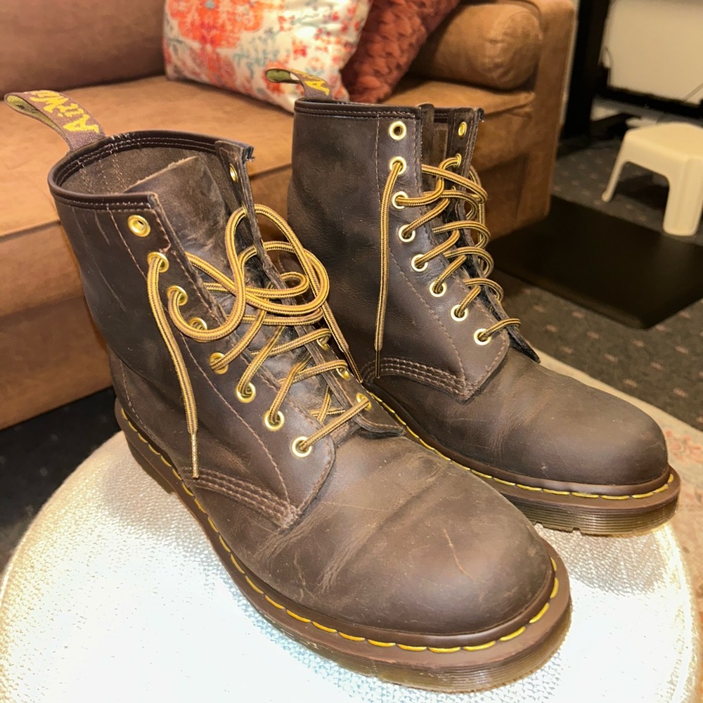 Dr Martens 1460 Crazy Horse lace up boots men’s